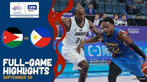 HIGHLIGHTS: Philippines vs Jordan – 19th Asian Games.